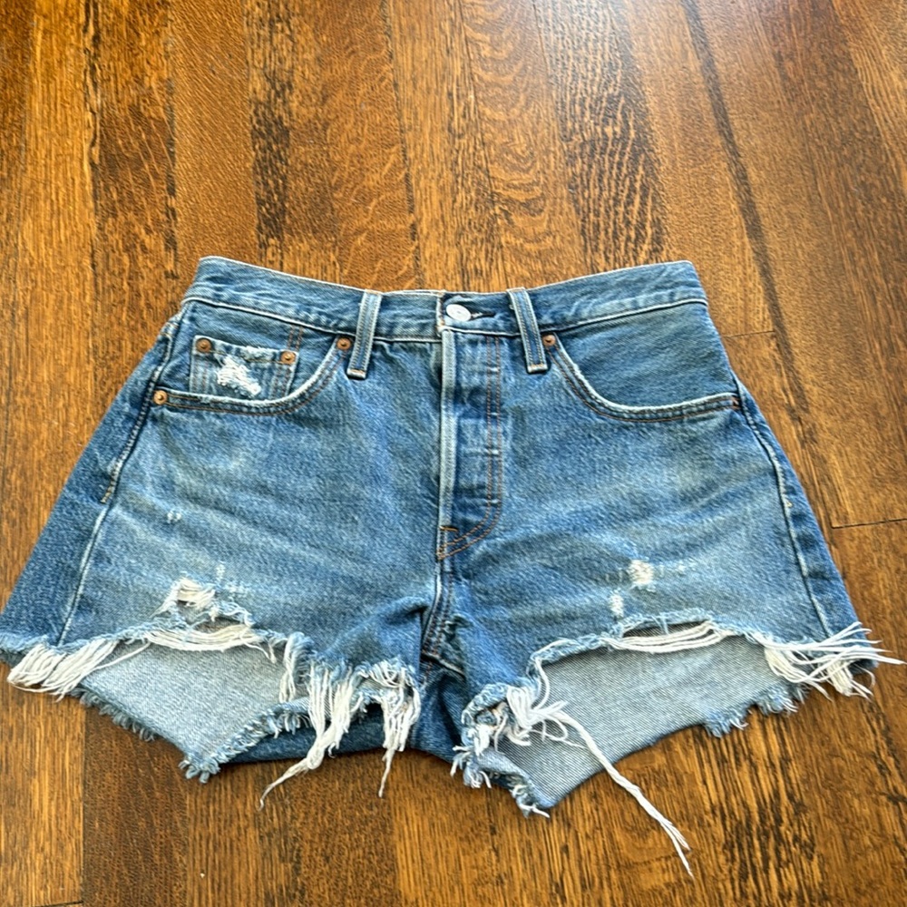 Levi blue Jean shorts